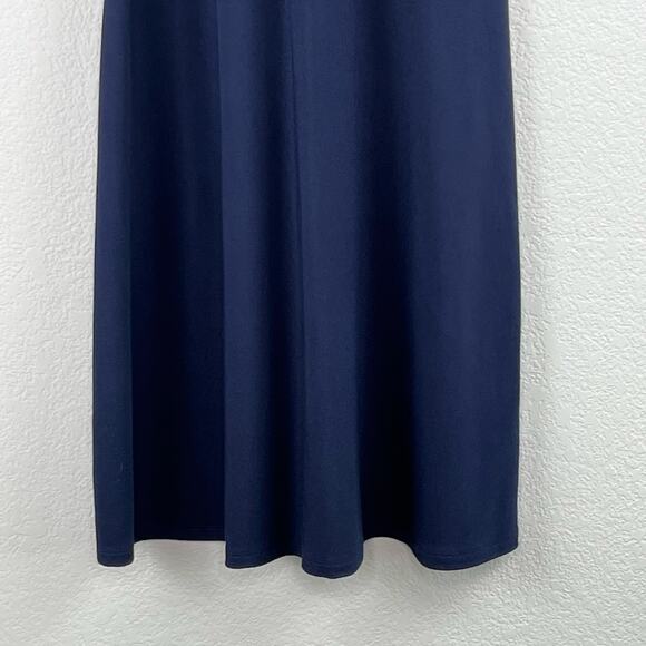 Karen Kane Navy Blue Brigitte Sleeveless V-Neck Mini Shift Dress Small USA NWOT - Picture 8 of 14